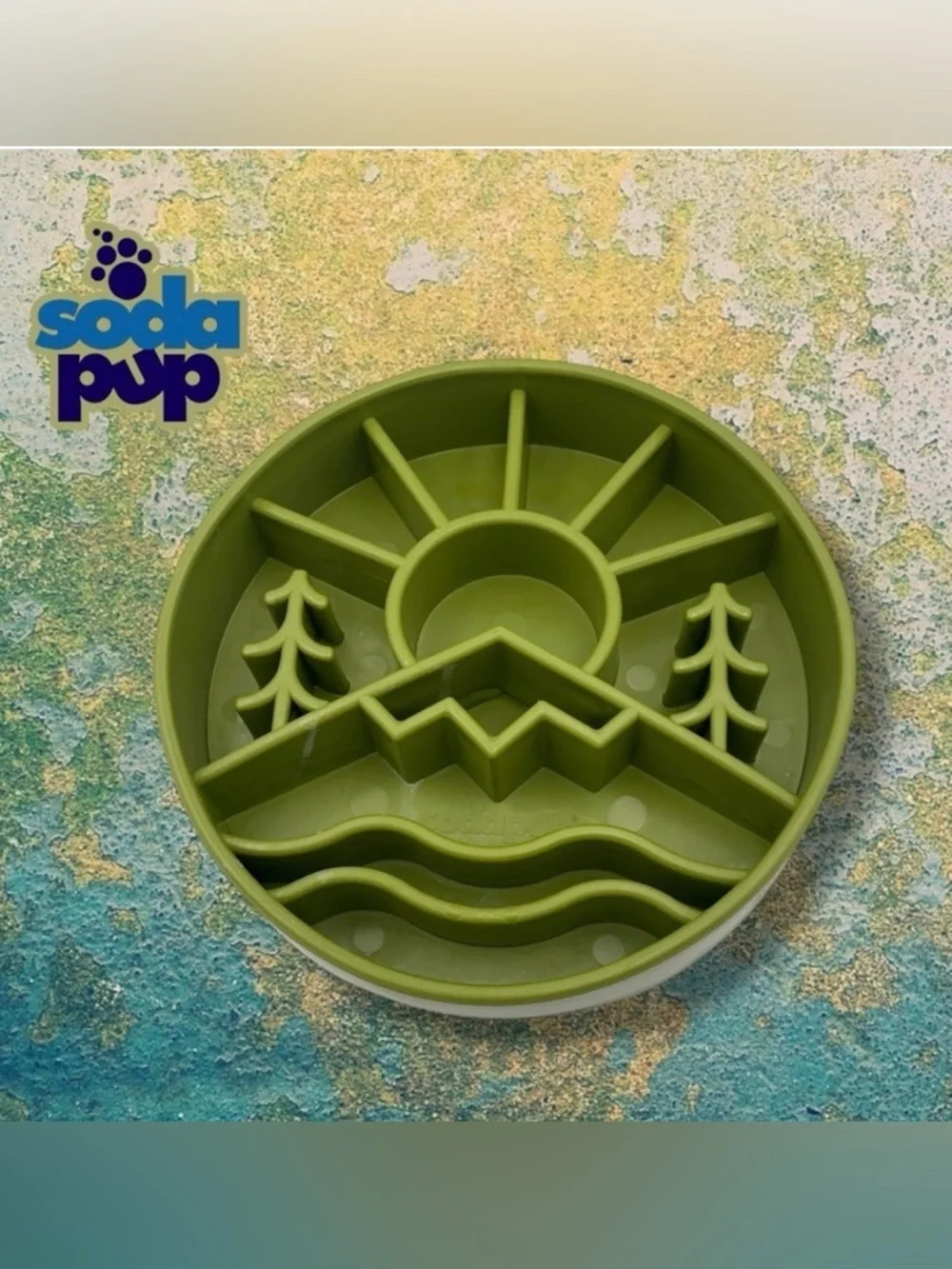 SodaPup Great Outdoors Design eBowl Enrichment Slow Feeder Bowl